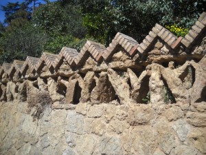 Les murs étaient très originaux...