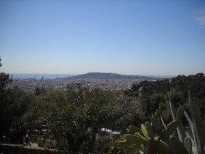 Autre vue de Barcelone d'en haut...