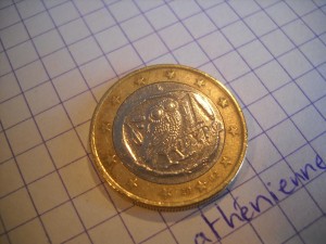 Pièce nationale - Grèce - Drachme athénienne (1€)